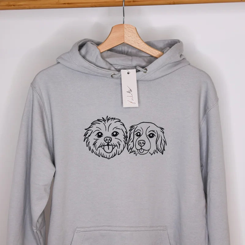 Hoodie - Personaliziran obris ljubljenčka