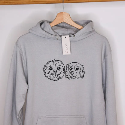 Hoodie - Personaliziran obris ljubljenčka