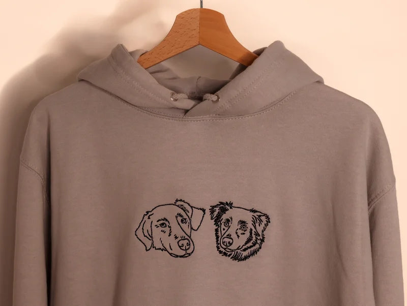 Hoodie - Personaliziran obris ljubljenčka