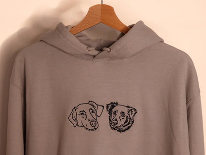 Hoodie - Personaliziran obris ljubljenčka